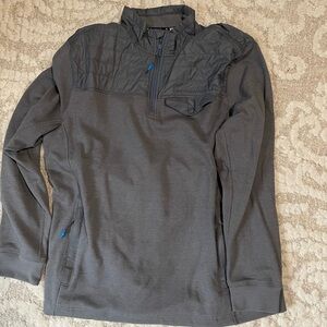 Southern Tide Charcoal and Navy Pullover Jacket